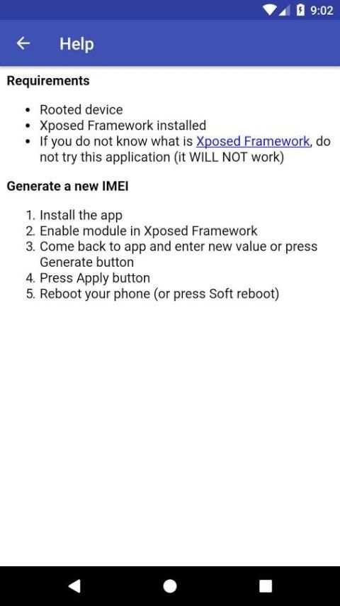 Device IMEI Changer [Xposed] screenshot 1