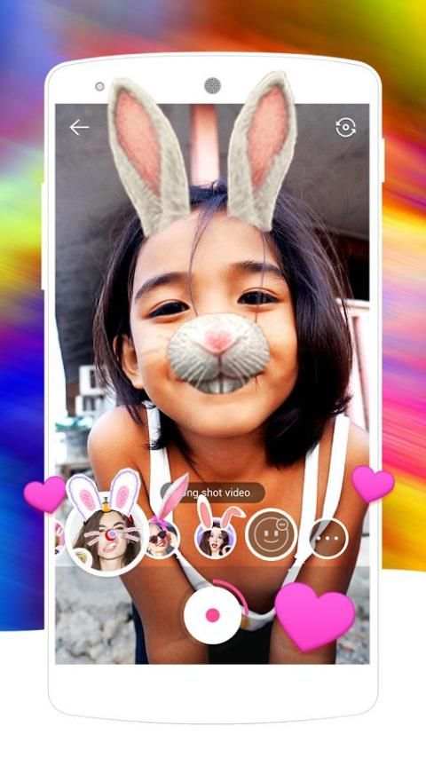 Rabbit Face Camera-Free cartoon funny sticker screenshot 5