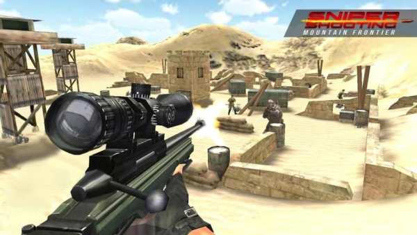 Sniper Shooting Mountain Frontier FPS screenshot 1