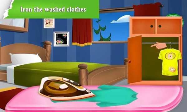 Home Washing Laundry Game: Room Cleaning Adventure screenshot 4