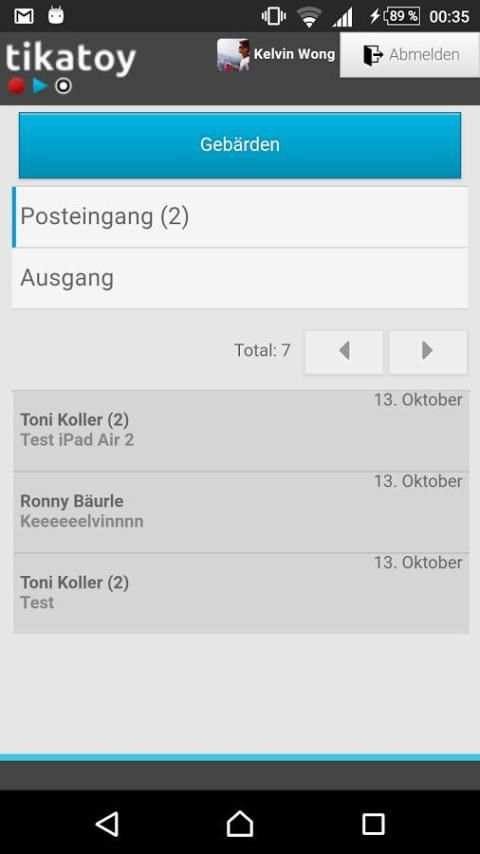Tikatoy Videomail screenshot 3