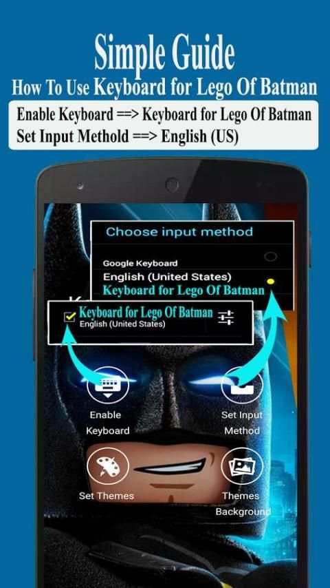 Keyboard For Lego Bat-Man 4 تصوير الشاشة
