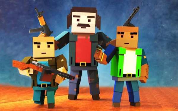 Blocky Call Hero Survival Zombie Battlefield screenshot 5