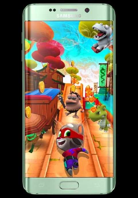Talking Cat Games-Gold Run My talking Cat Cat screenshot 1