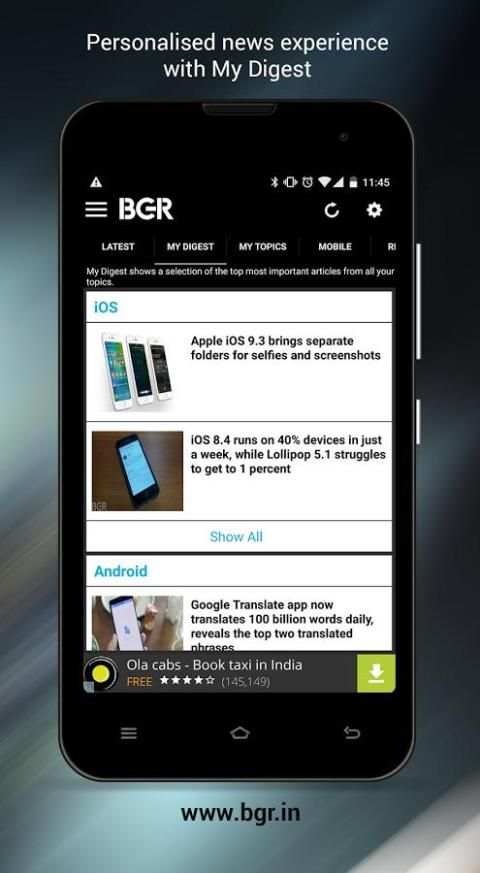 Tech News & Reviews BGR India 3 تصوير الشاشة