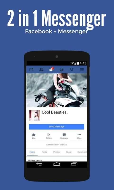 F- Lite Messenger for Facebook скриншот 4