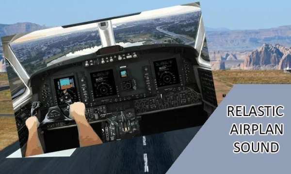 Pilot Airplane Driving Simulator 3 تصوير الشاشة