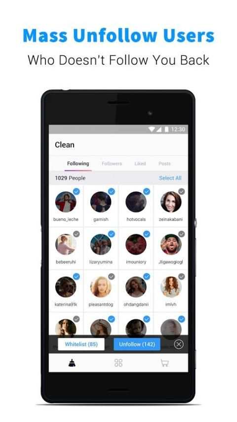 Mass Unfollow for Instagram screenshot 2