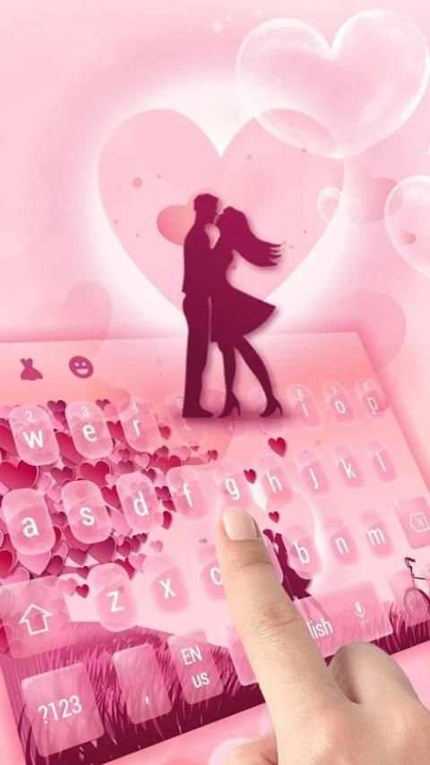 Lovers couple keyboard स्क्रीनशॉट 2
