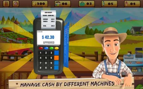 Fruit & Vegetable Market Shopping Cashier Game screenshot 1