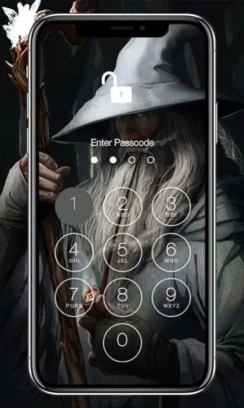 Gandalf HD Lock Screen screenshot 1