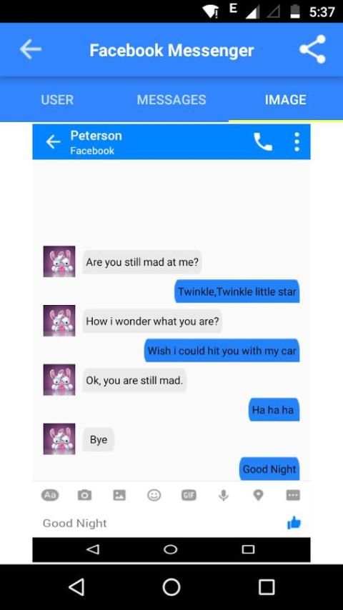 Fake fb Messenger Prank screenshot 2