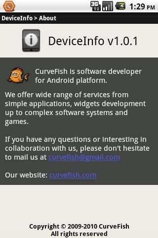DeviceInfo screenshot 1