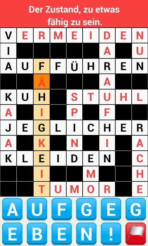 Kreuzworträtsel Deutsch screenshot 6
