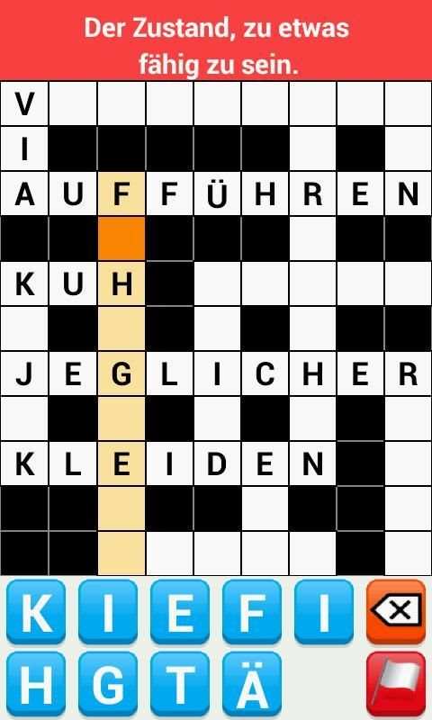 Kreuzworträtsel Deutsch screenshot 7