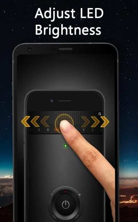 iHandy LED Flashlight Pro For Android - Free screenshot 1