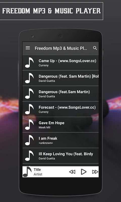 MP3 And Music Player 7 تصوير الشاشة