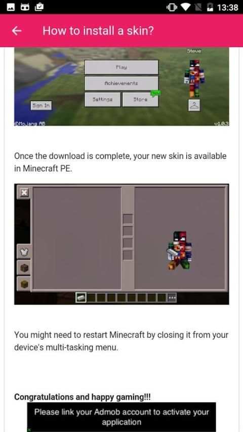 Mob skins for Minecraft PE screenshot 2