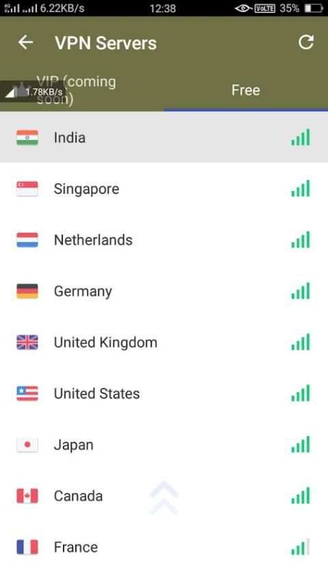 INDIA VPN - Lite screenshot 5