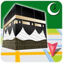 Qibla Locator: Prayer Times, Azan, Date Converter
