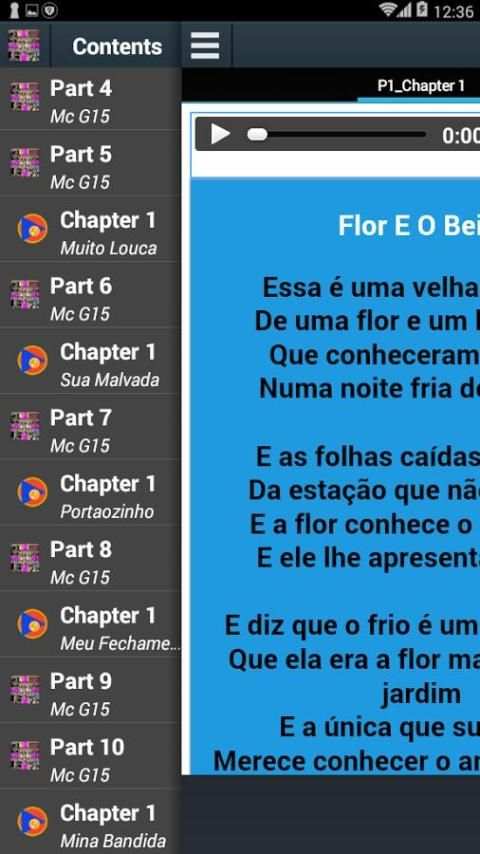 Uma coleção de músicas e letras de músicas Brasil screenshot 5
