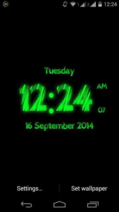 Super Digital Clock LiveWP स्क्रीनशॉट 2
