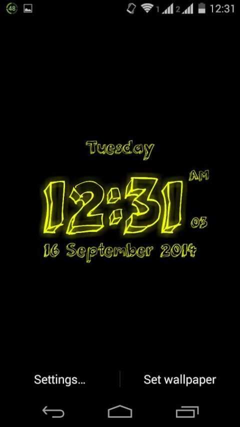 Super Digital Clock LiveWP स्क्रीनशॉट 3