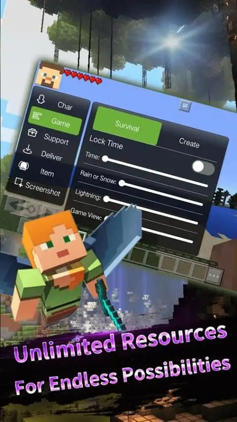 Minecraft Pocket Edition 1.0.8.1 Android Game play #2 