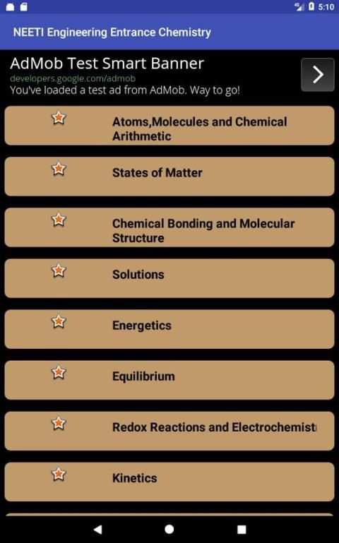 Engineering Entrance Chemistry скриншот 8
