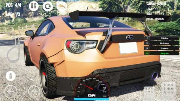 Car Racing Subaru Game скриншот 1