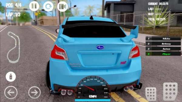 Car Racing Subaru Game screenshot 3