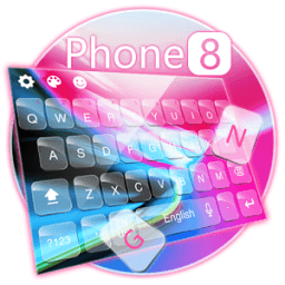 Phone 8 os11 Keyboard Theme أيقونة