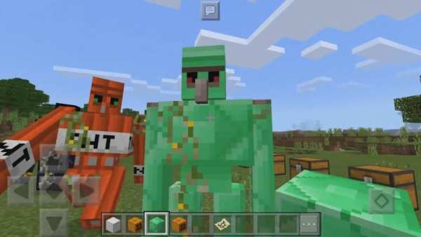 Мир Големов MCPE Мод скриншот 2