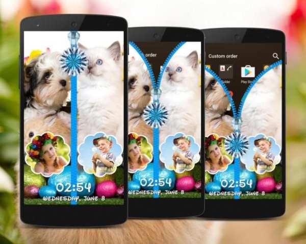 Puppy Zipper Lock Screen स्क्रीनशॉट 6