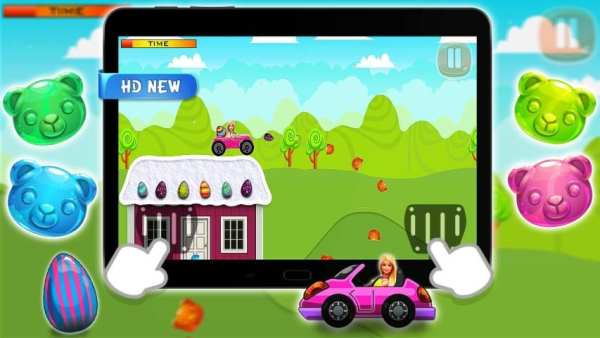 Super Princess Barbie : Car Game Driver 1 تصوير الشاشة