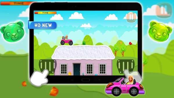 Super Princess Barbie : Car Game Driver скриншот 2
