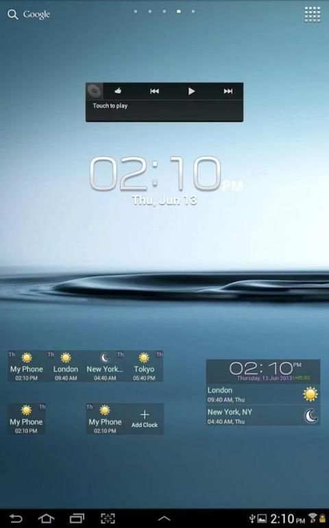Digital World Clock Widget screenshot 2
