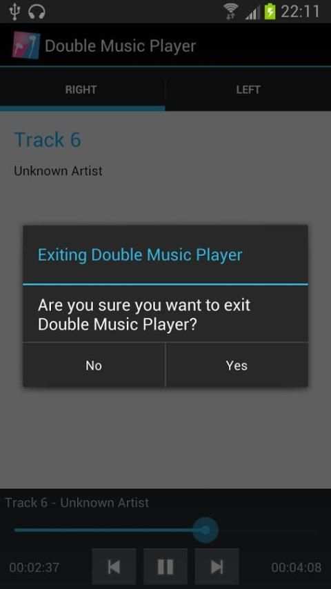Double Music Player screenshot 2