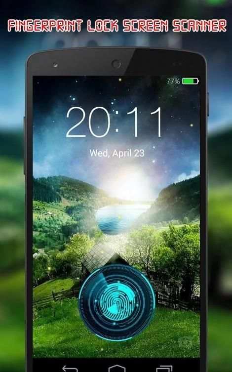 Fingerprint Scanner Lock Screen | Prank App скриншот 1