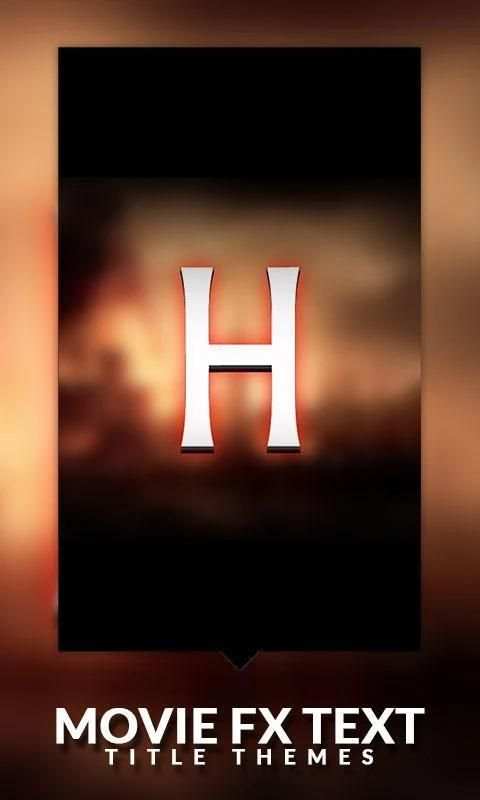 Movie FX Text - Title Themes 1 تصوير الشاشة