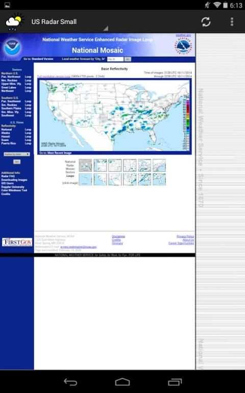 Weather Radar Forecast App screenshot 2