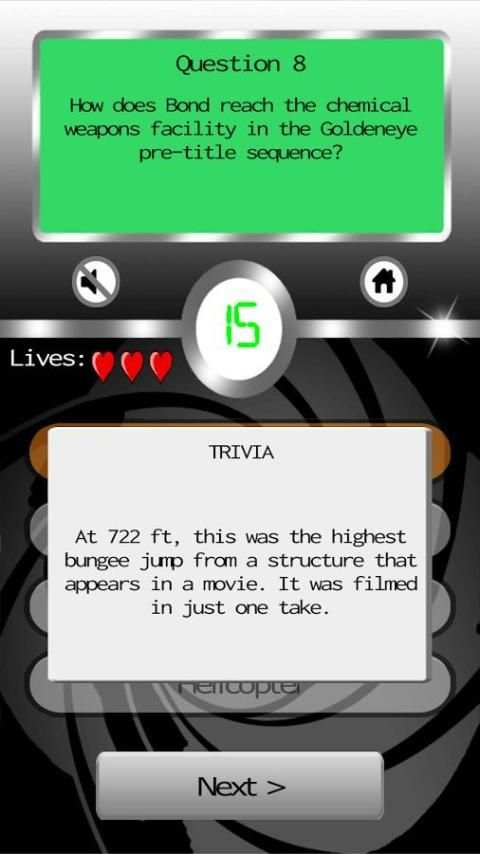James Bond: Ultimate Fan Quiz screenshot 1