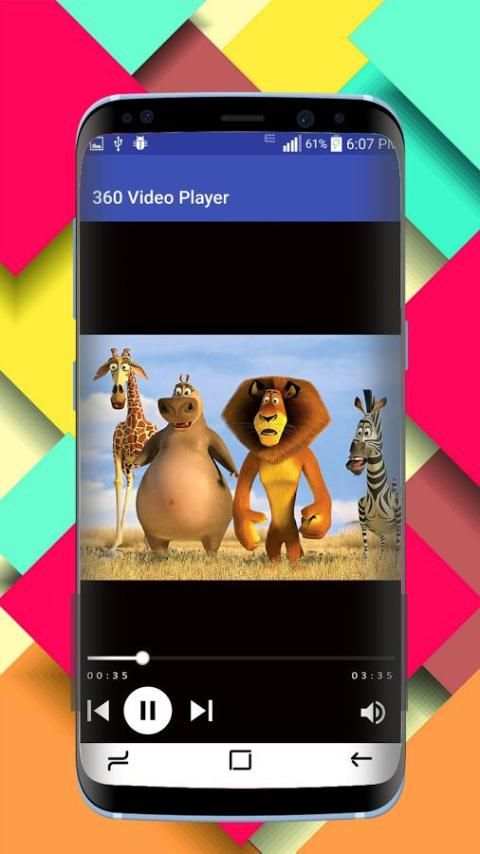 VR 360 video player स्क्रीनशॉट 2