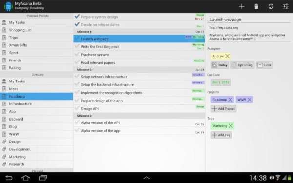MyAsana - Asana Client screenshot 5