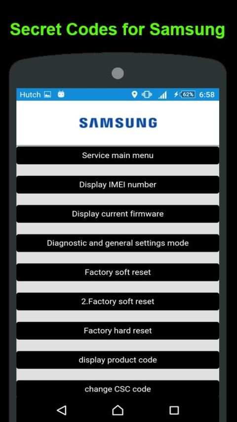 Secret Codes for Android स्क्रीनशॉट 11