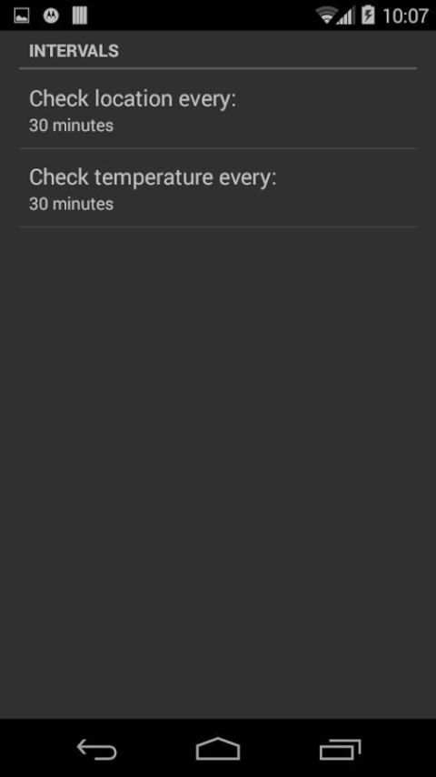 LwWeather screenshot 1