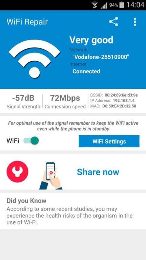 WiFi Repair скриншот 1