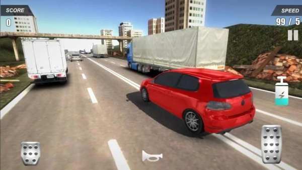 Racing Car In City screenshot 1