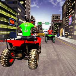 Quad Bike Mountain Racing - Endless Quad Bike Rush أيقونة