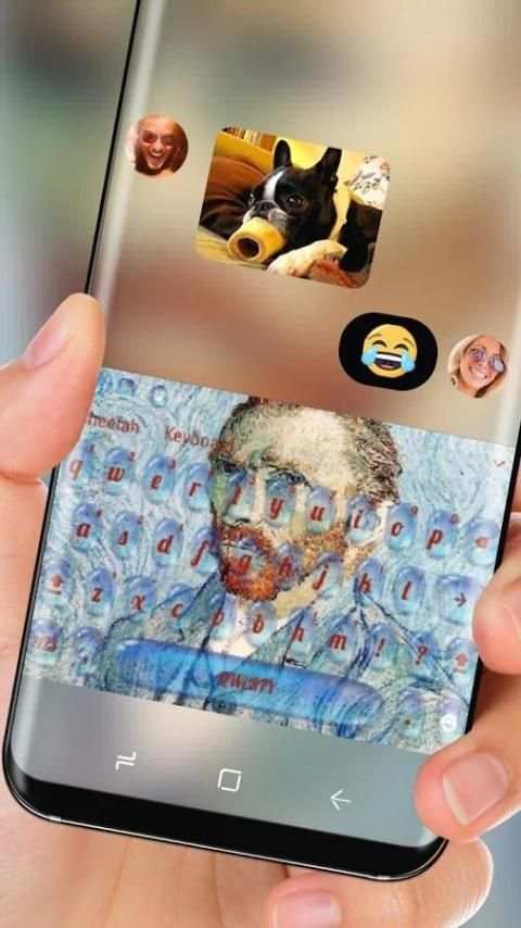 Тема Vincent Keyboard скриншот 1
